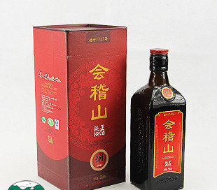 批發(fā)、零售會稽山紹興黃酒純正八年單瓶禮盒花雕酒